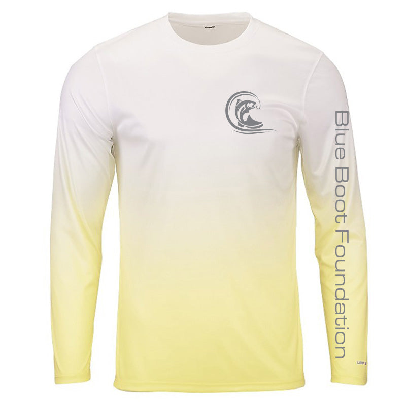 Yellow Ombre Long Sleeve Dri-Fit